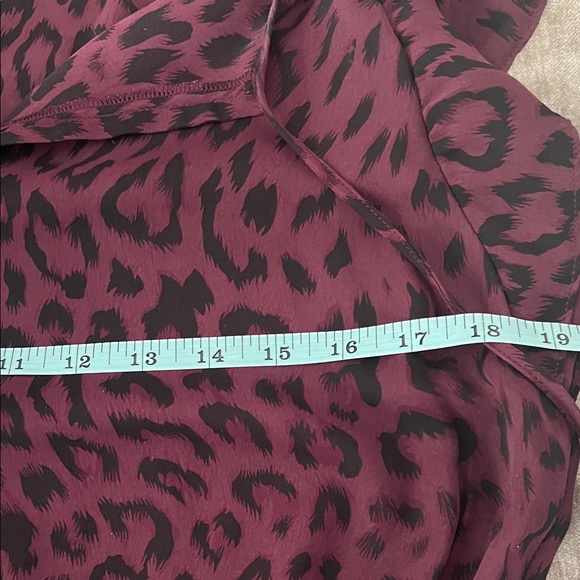 Parker Plum and Black Leopard-Print Mini Dress - Picture 9 of 14